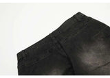hip hop american trend retro straight leg washed denim jeans spring and autumn high street couple loose wide leg casual pants unique jeans style 622