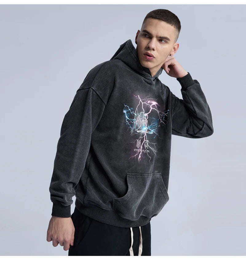 trapwear aesthetic drop featuring rainbowtouches new hoodies mens high street retro knight printing pattern hip hop harajuku women coat unisex superior quality