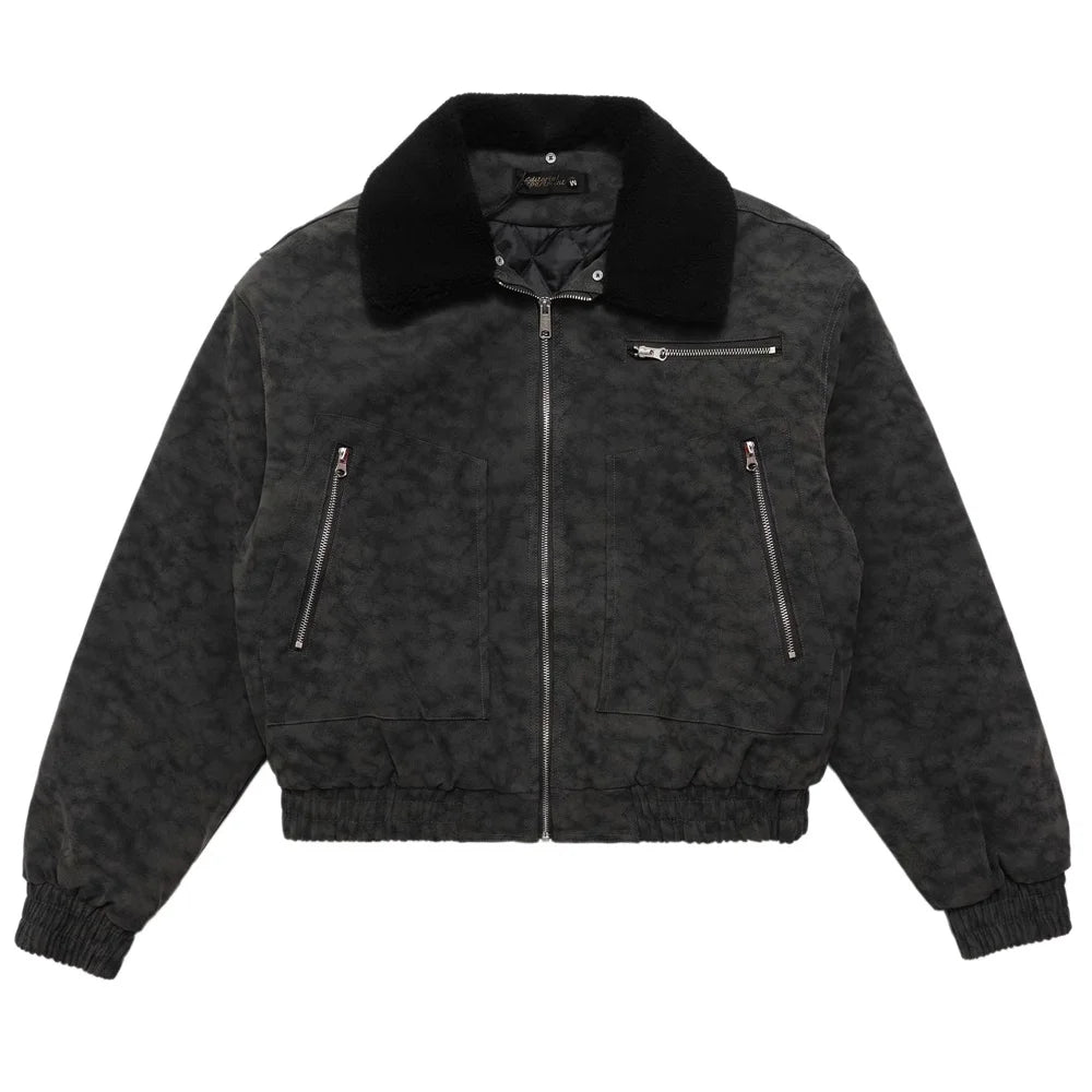 2023 Winter Vintage Casual PU Leather Jacket Men's Streetwear Hip Hop Parka Oversized Harajuku Loose Parkas Thick Warm Coats