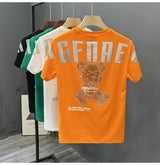 Cyberpunk Melting smiley – High Texture 2023 New Mens Fashion Letter Printed Bear Rhine