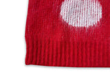 grunge knit sweater with heavyweight fabric, layered urban look for cold weather, street fashion menswear trend for seasonal 