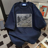 Anime Vintage print – American Hip Hop Men And Women Trendy And Personalized Graph