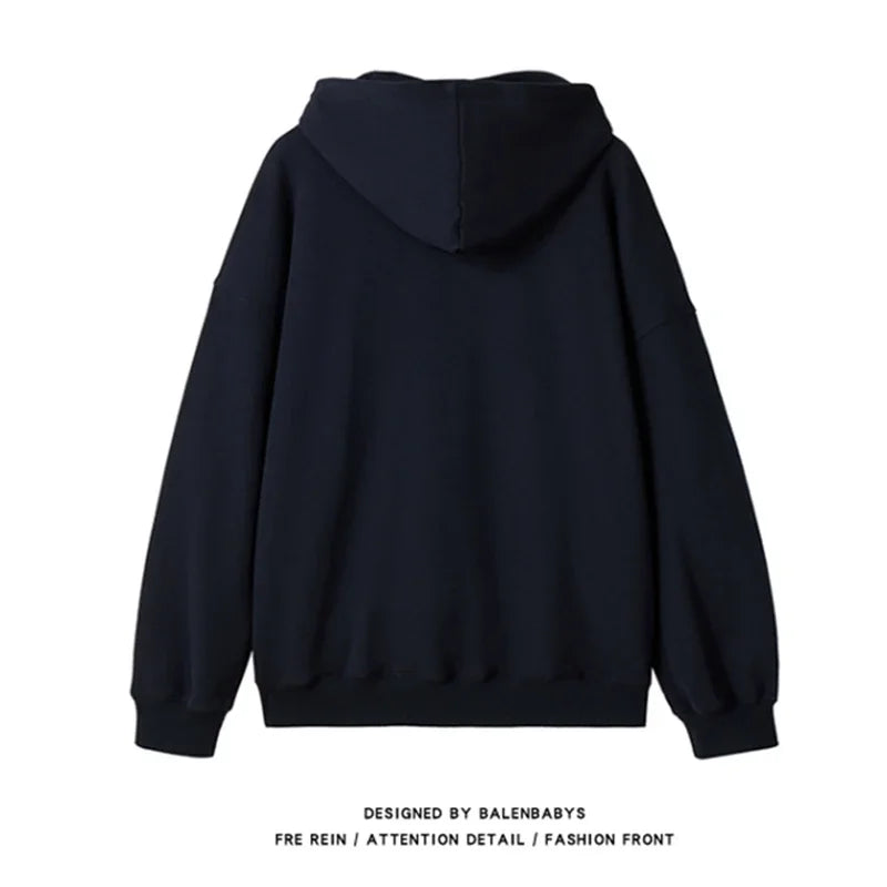 New Hip Hop Graphic Pullover Hoodies For Men High Street Design Oversi