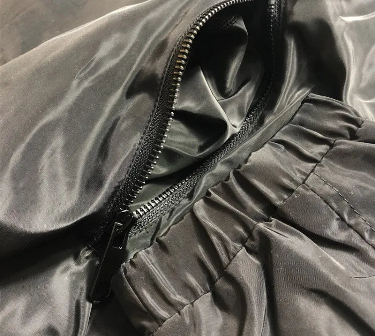 New 2022 Warm Winter Luxury Men thunderbolt Neil Zipper Casual Mess Inside Windbreaker With Hoody Trench Jackets Coat #A457