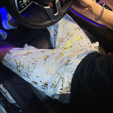 Gold Luxury Swimwear Shorts Breathable Surf Board Shorts Men's Vacation Beach Shorts Quick Dry Swimsuit Summer Sports Trunks Boy