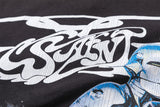 skatercore oversized shirt featuring old school 90s vintage retro printing high street streetwear cotton casual loose tops t shirt