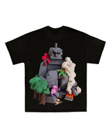 Y2k Vintage t-shirt – Summer Gothic Punk Oversized T Shirt Mens Fashion 2024 New R
