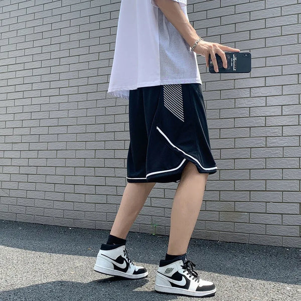 2023 summer new fashion shorts men loose pants shorts korean version all match casual sports pants men boutique clothing drawstring street shorts