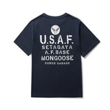 Y2k Oversized shirt – Amekaji Vintage Printed T Shirt Men 2023 Spring Summer New M