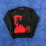 new 2022 men luxury winter gentleman classic joy brad pitt knit casual sweaters pullover asian plug size high drake r31 oversized graphic print design, trendy hip hop style outerwear, unique limited edition hoodie