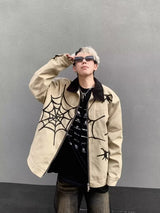checkered streetwear jacket, daily essential, for men, fall streetwear outfit, oversized style, layered fashion, modern aesthetic