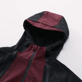 Brand New 2023 Mens under my car Armor zipper Parkas Windproof hooded jacket Tatting Purple Multiple pockets outdoor Wear #350