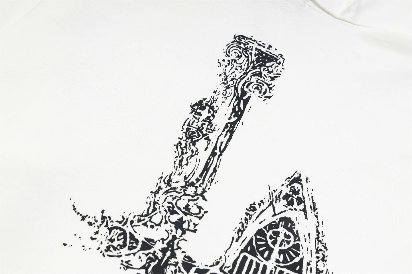 Trapwear Streetwear – 24Ss Thug Club High Street Dragon Print Cotton Casual Oversi – Streetwear Fashion for Men & Women