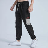 rainbowtouches new mens sports cargo pants loose fittness trousers drawstring hip hop casual fashion harajuku men pants unique cargo style 2980