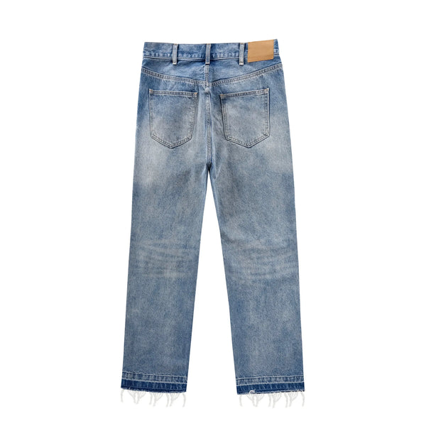 2023 brand new classic n833 033s 08wt ripped holes jeans cotton denim pants comfort casual jeans size cargo 28 34 614 baggy cargo bottoms