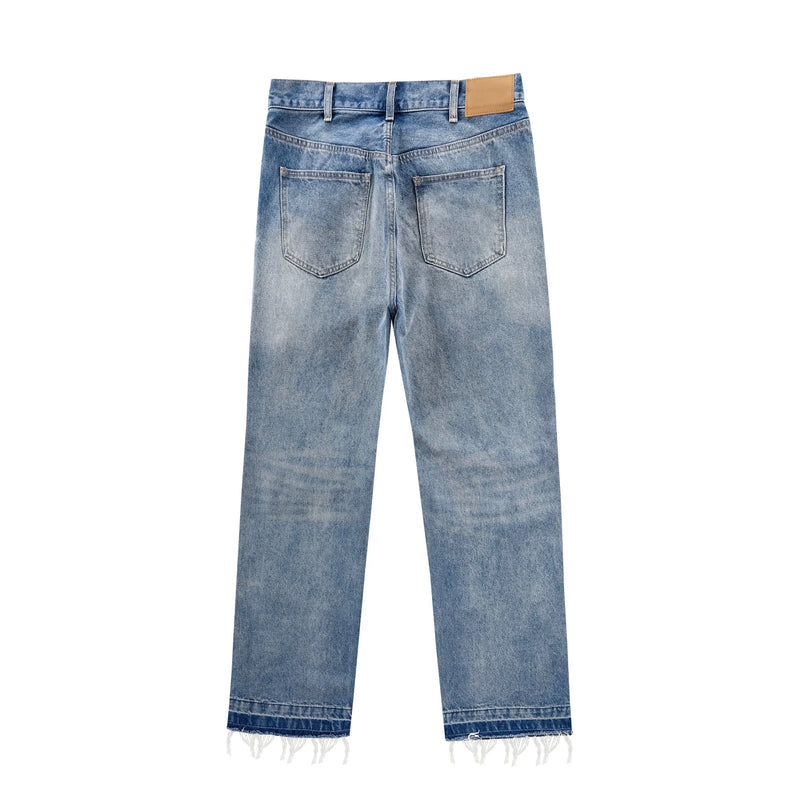 2023 brand new classic n833 033s 08wt ripped holes jeans cotton denim pants comfort casual jeans size cargo 28 34 614 baggy cargo bottoms