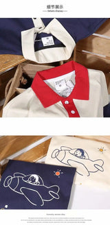 Harajuku Melting smiley – 2024 Summer New Trendy Men And Women Polo Short Sleeved Coup