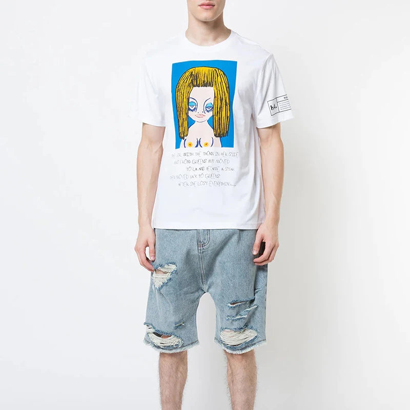 Harajuku Oversized Shirt – Haculla T Shirts Men Woman Spring Summer White 1 1 Good Qual – Urban Streetwear for Men & Women