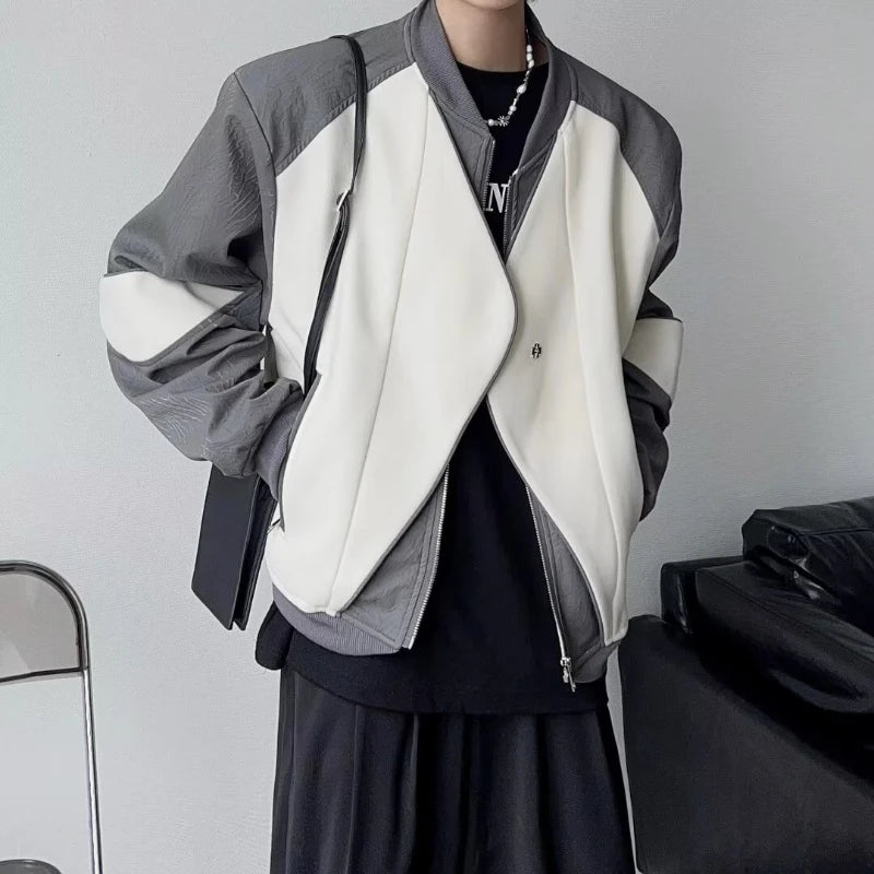 leather varsity jacket, cold weather layer, hip hop