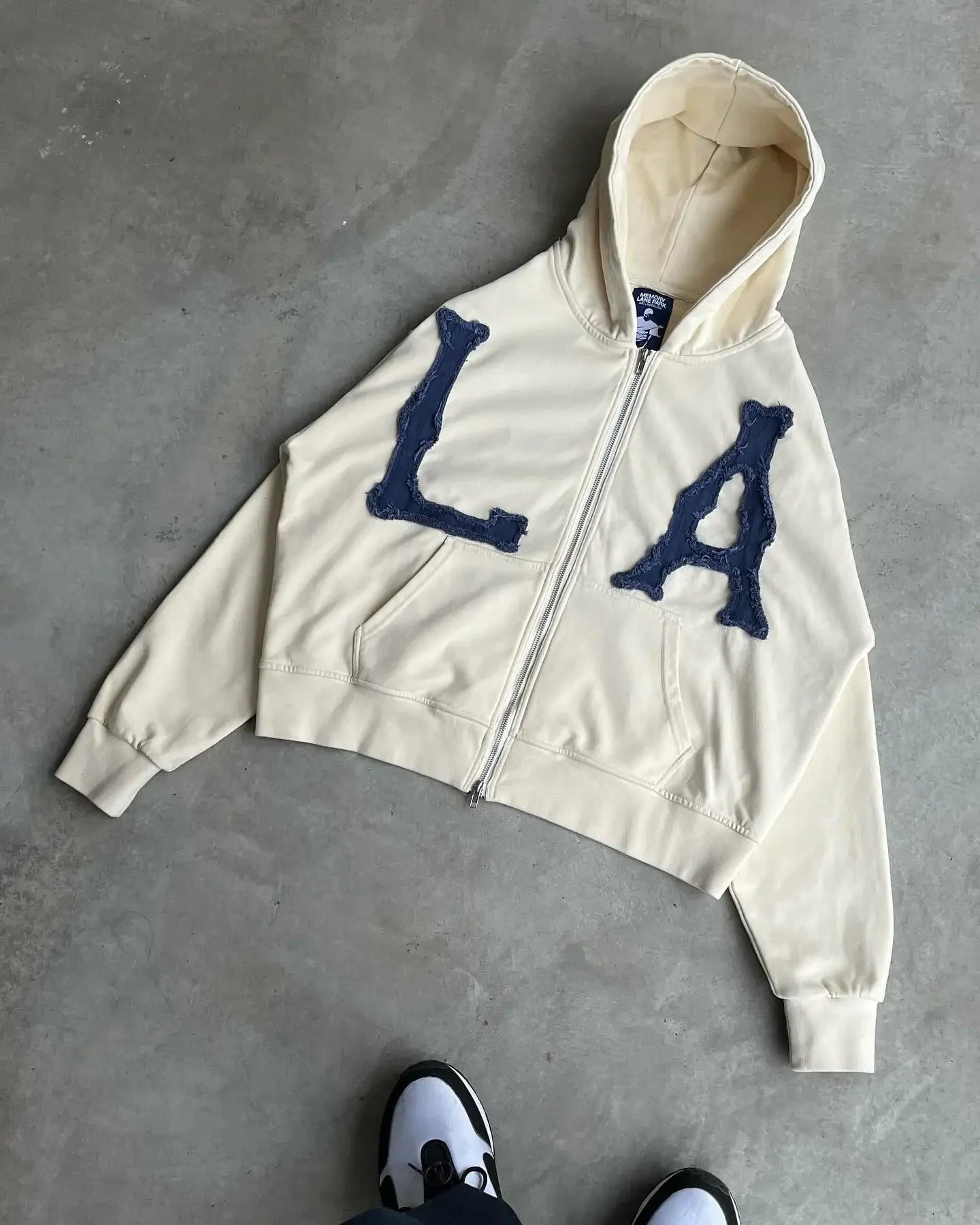 Personalized Hooded Sweatshirt and Sweatpants Two-piece Set Trendy Y2K Niche Sports Men's Top