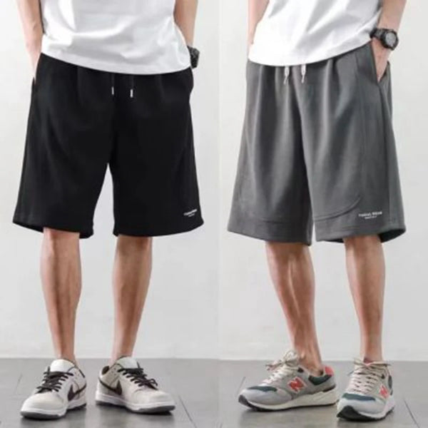 Men Solid Color Fashion Shorts 2024 New Summer Breathable Elastic Waist 7 Colors Brand Casual Male Shorts Classic Brand Beach Sh