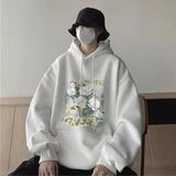 New Floral Oil Painting Art Print Pullover Hoodies Men And Women Casua