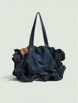 New 2024 Capacity Embroidered Project Messenger Strap Bag Men Women High Quality denimFunctional Shoulder Bags #787