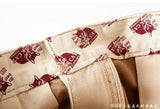 autumn winter heavyweight pure cotton thick american retro workwear khaki pants business casual mens basic solid color pants unique default style 1070