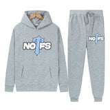 2024 American retro INS light gray street printed letter sweatshirt men and women in winter popular niche loose casual hoodie
