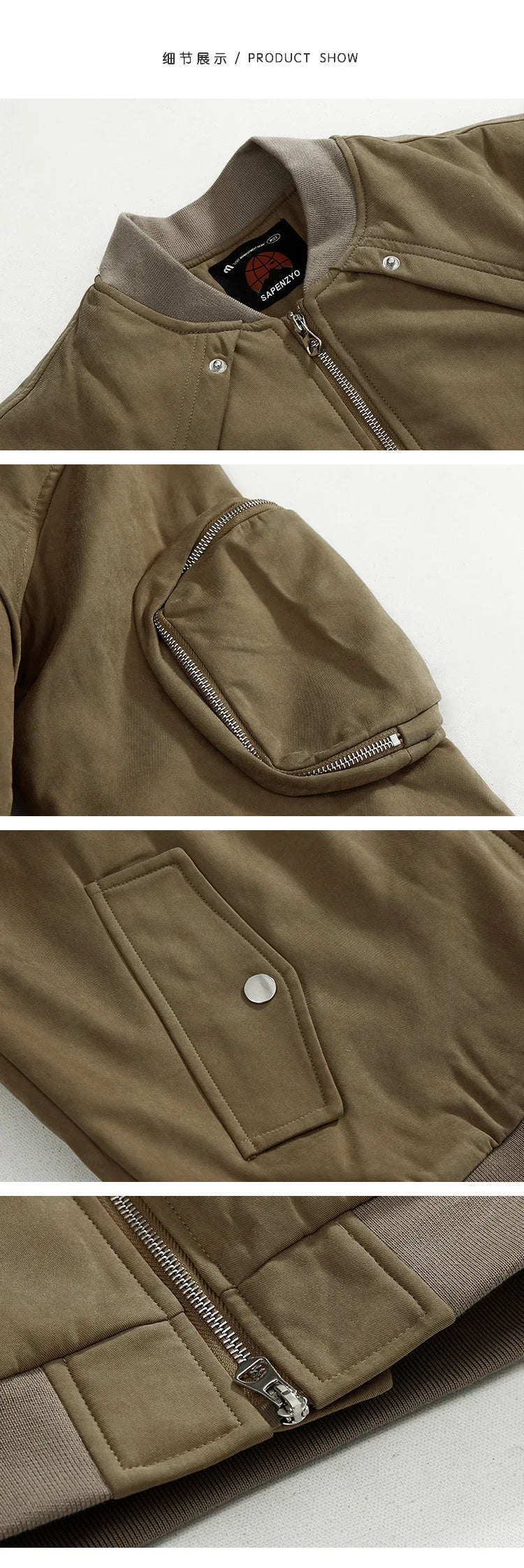 Winter Vintage Suede Jacket Cotton-padded Jacket Men's Korean-style Loose Cotton-padded Coat Winter Thickened Cotton-padded Coat