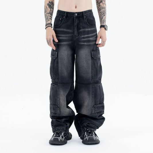 The new autumn and winter jeans are on backwards