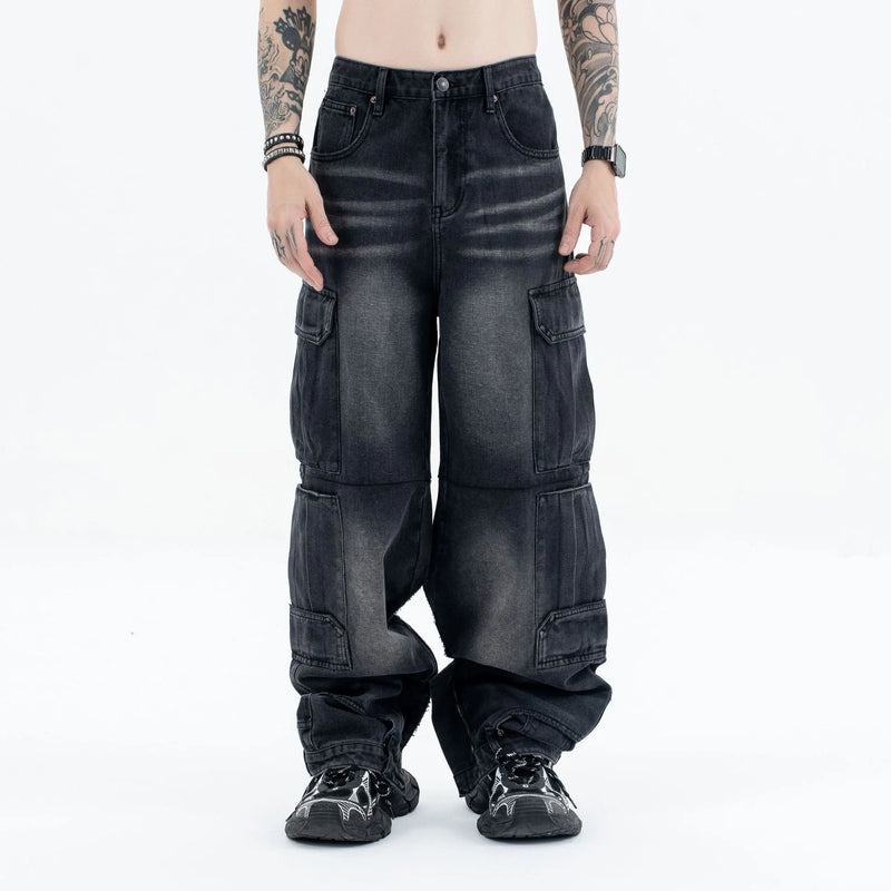 The new autumn and winter jeans are on backwards