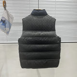 2023 Winter New Men's Down Jacket Men's Thickened Stitching Collar Down Vest Men's