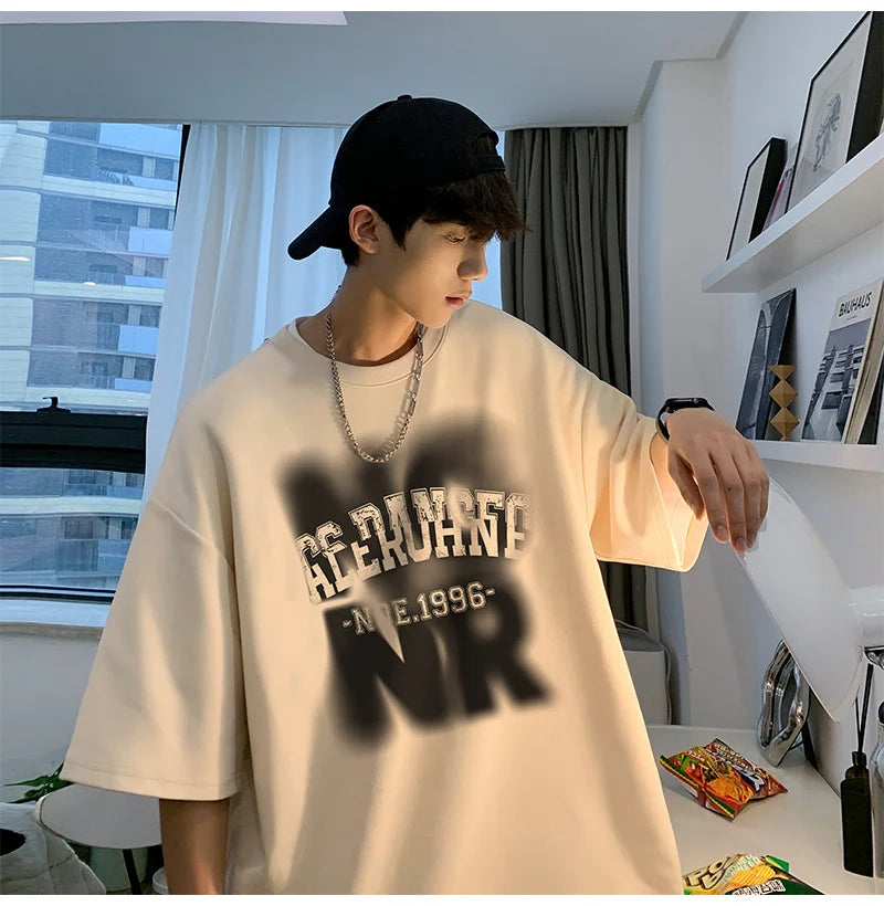 Vaporwave Graphic tee – 2024 New Short Sleeve T Shirt For Men American Hip Hop Fashion