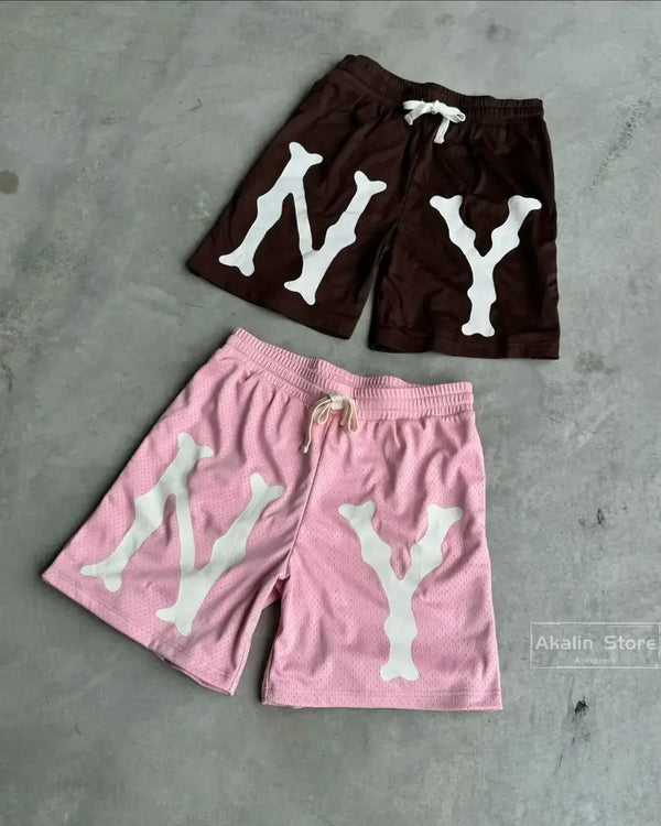 harajuku basketball sweatpants and tracksuit t shirts shorts quick drying pants y2k streetwear breathable gym jorts men clothing casual joggers