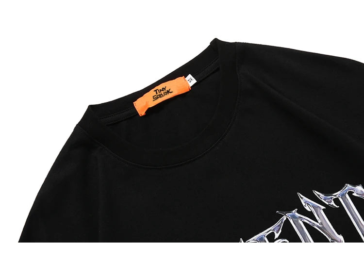 Gothic Oversized shirt – 2023 Men Hip Hop Streetwear T Shirt Harajuku Letter Graphic
