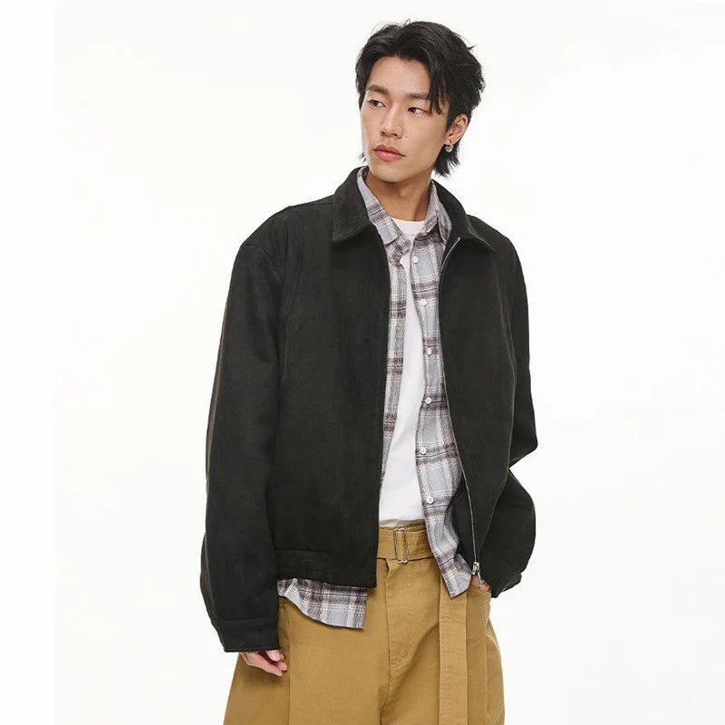 leather varsity jacket, layered style, men's streetwear fashion, trendy oversized fit, urban techwear design, modern hip hop 