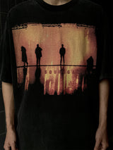 Retro Vintage Summer Rock Band Print Cotton High-Street Casual Loose Tops T-Shirt