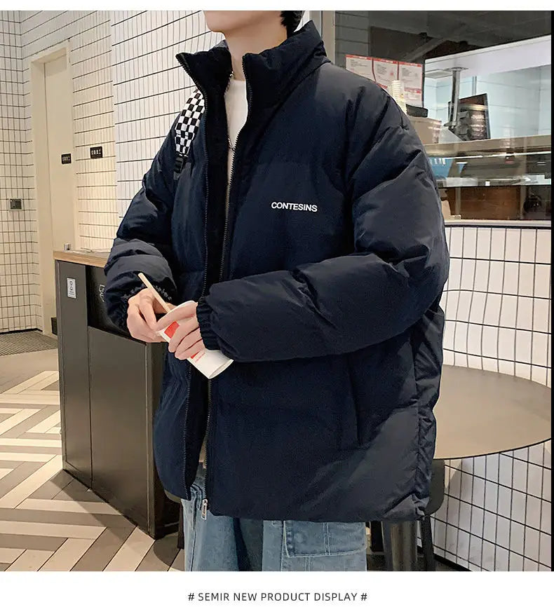 Autumn And Winter Thickened Cotton Coat Students 2024 New Down Cotton