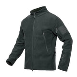 menswear fashion piece featuring rainbowtouches full zip up tactical army fleece jacket military thermal warm police work coats safari jacket outwear windbreaker design – premium quality jacket for men