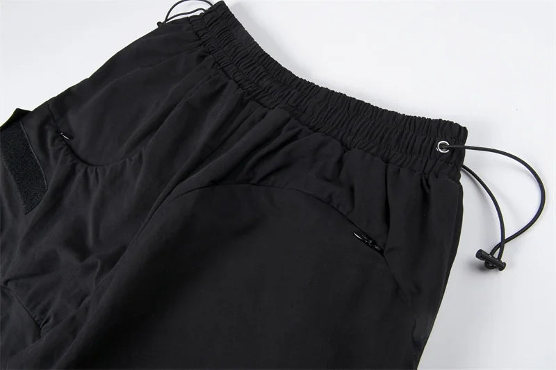 Whoisjacow High Quality 1:1 Men's Workwear hollowed out layered functional sports shorts