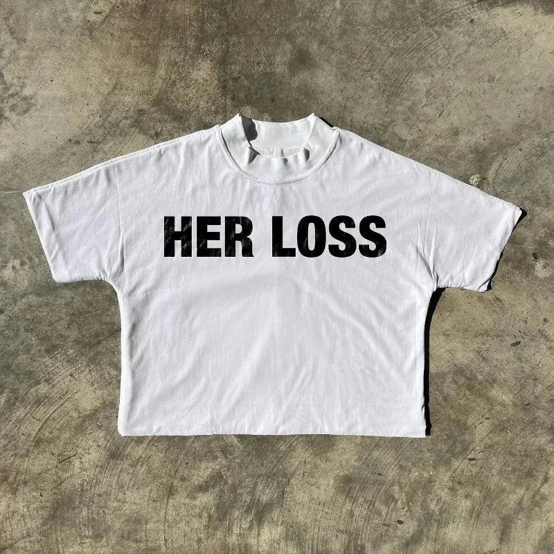 Vaporwave Vintage t-shirt – 2024 New Trendy Letter Pattern Printed Oversized T Shirt Men