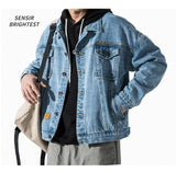 Retro Baseball Jacket for Men Cold Weather Jacket