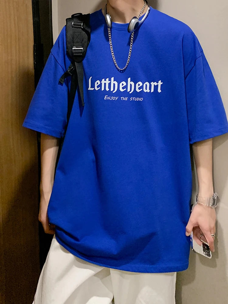Y2k Graphic tee – Mens Streetwear T Shirt Summer Harajuku Fashion Letter Goth