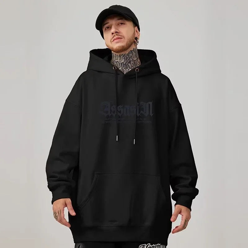 Funny Anime Ninja Mudra Graphic Printed Hoodies For Men Hip Hop Streetwear Pullovers Hooded Sweatshirts Y2K Goth Fashion