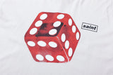 Summer Vintage Retro Dice Printing High-Street Casual Loose T-Shirt Tops