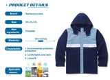 Hooded high fashion streetwear parka zip-up graffiti