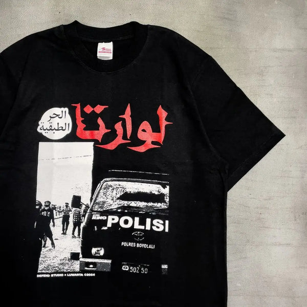 Cyberpunk Oversized shirt – Gothic Street Style Retro T Shirt Gothic Men Harajuku Class