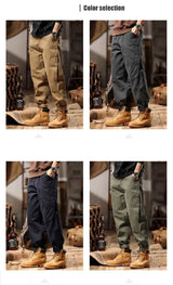 new breasted cargo tracksuit pants for men autumn y2k vintage harem tactical sweatpants casual outdoor baggy joggers trousers unique joggers style 55