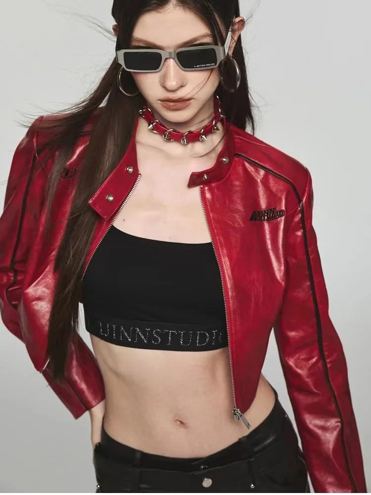 High fashion bomber urban graffiti quilted windbreaker